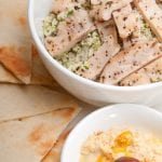 Cauli Rice Tabbouleh with Feta and Chicken