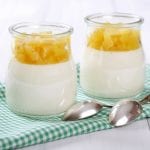 Coconut Panna Cotta with Pineapple Carpaccio 700x464