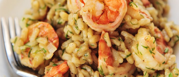 Fragrant Rice Salad with Dukkah Prawns