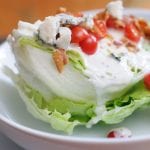 Iceberg Lettuce Wedges with Blue Cheese Dressing