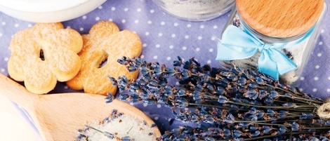 Lavender cookies