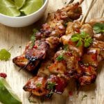 Maple Grilled Chicken skewers