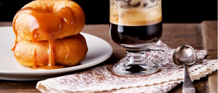 Mini Coffee Glazed Doughnuts 700x489