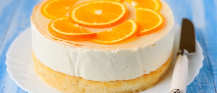 Orange and ginger cheesecake 700x489