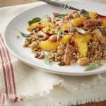 Pearled Wheat Salad with Kassler Beans Fruit