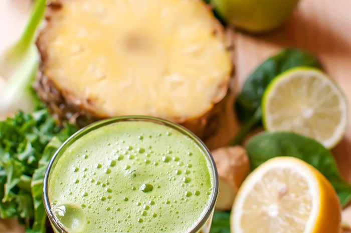 Pineapple and Basil Cooler Smoothie