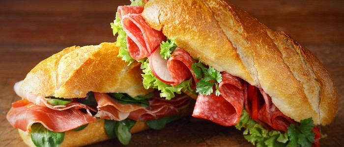 Pressed Italian sandwich