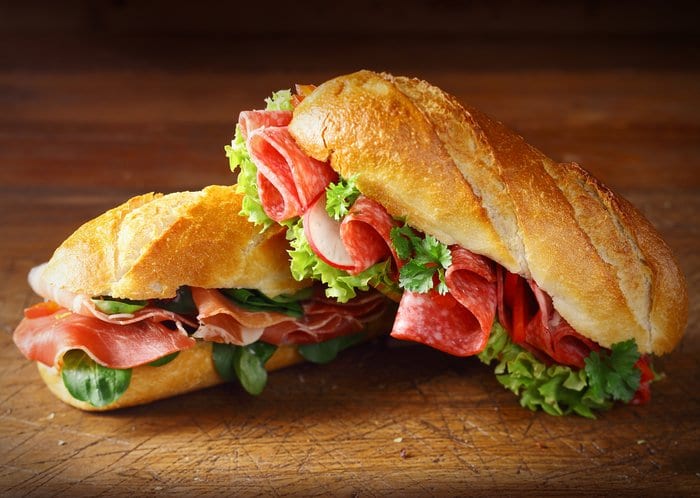 Pressed Italian sandwich