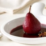 Spiced Red Wine Pears