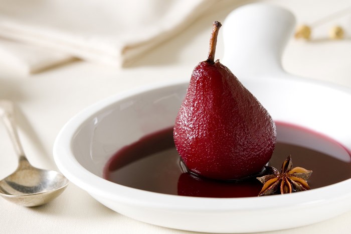 Spiced Red Wine Pears