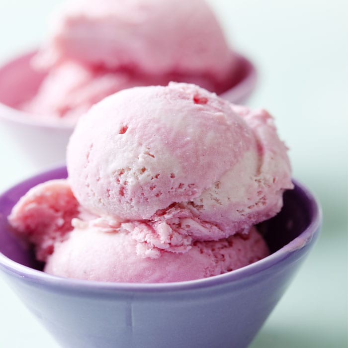 Strawberry and Mascarpone Ice Cream