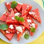 Watermelon Beetroot and Feta Salad