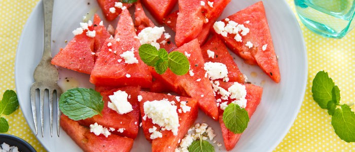 Watermelon Beetroot and Feta Salad