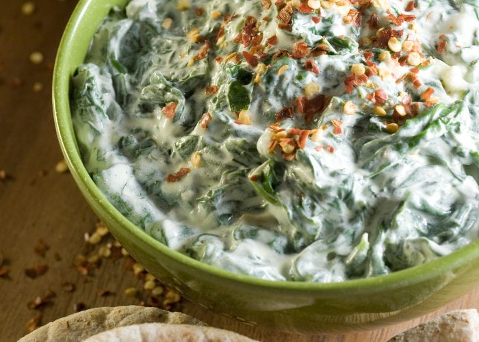 easy creamed spinach