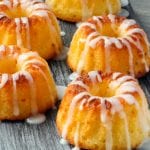 mini pear bundt cakes