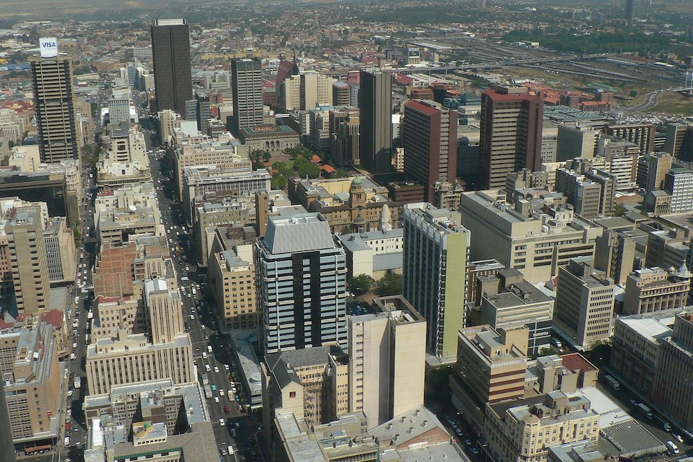 Johannesburg in One Day Johannesburg Panorama