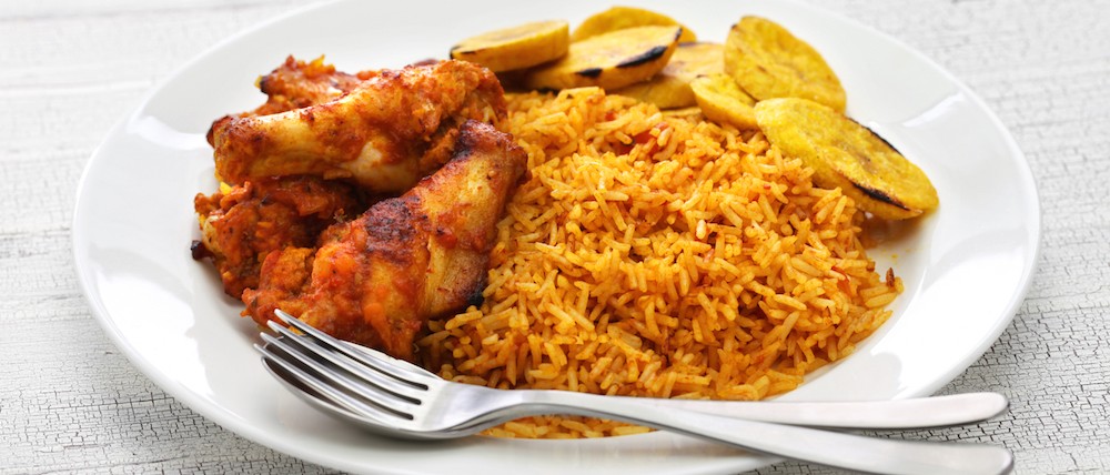 Nigerian Food jollof rice