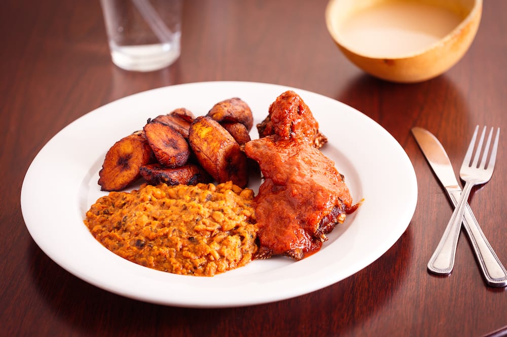 Nigerian Food plate