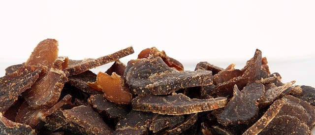 Biltong Jerky stack