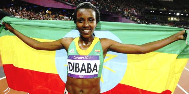 African Sportsmen Tirunesh Dibaba