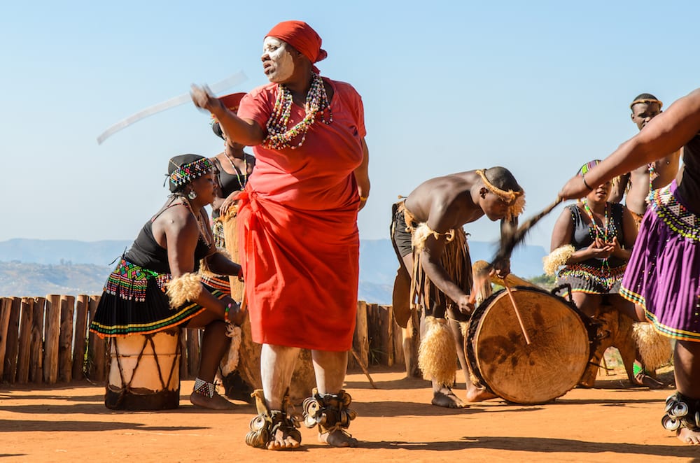 Zulu Dance Phezulu Village
