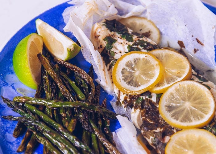 Baked Hake with Asparagus Spears - Demand Africa