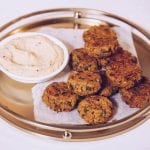 Falafel and hummus