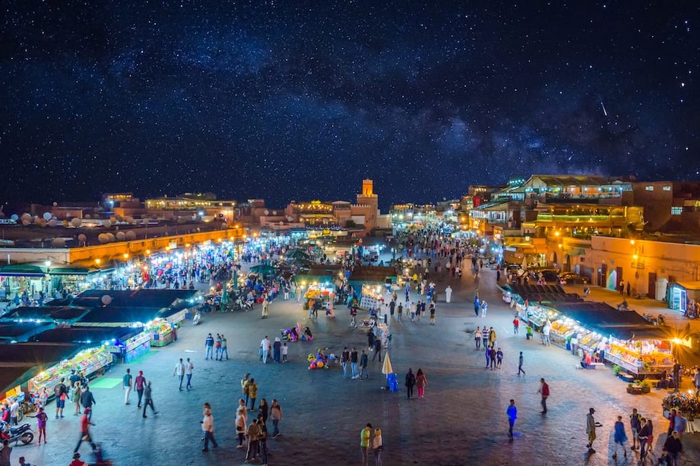 Marrakech Morocco Night